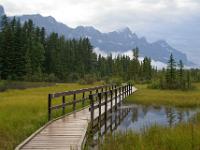 Bohlenweg am Policemans Creek in Canmore - Bow Valley PP